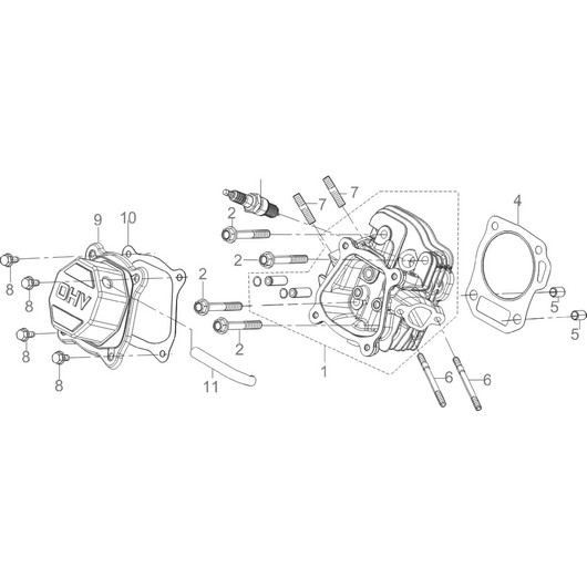Головка цилиндра Champion GTP82 после 2019 года
